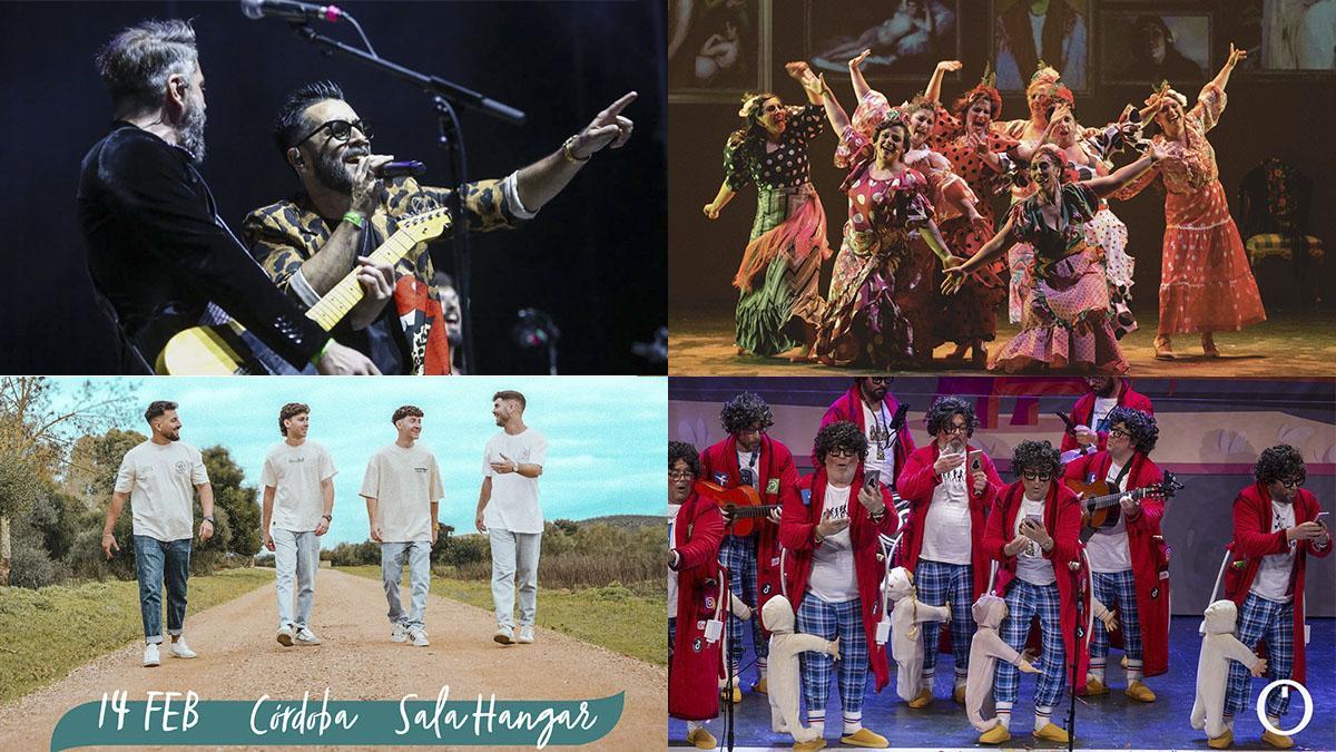 Agenda cultural del 14 al 16 de febrero Lisistrata Montoya Chirigota 'Pegado a ti' Toni Blanco Los Aslándticos ÁLEX GALLEGOS Inma La Carbonera Toni Blanco Anita de Lois Asere en la Sala Hangar Princesas reales, princesas de verdad Películas que se estrenan esta semana en los cines de Córdoba
