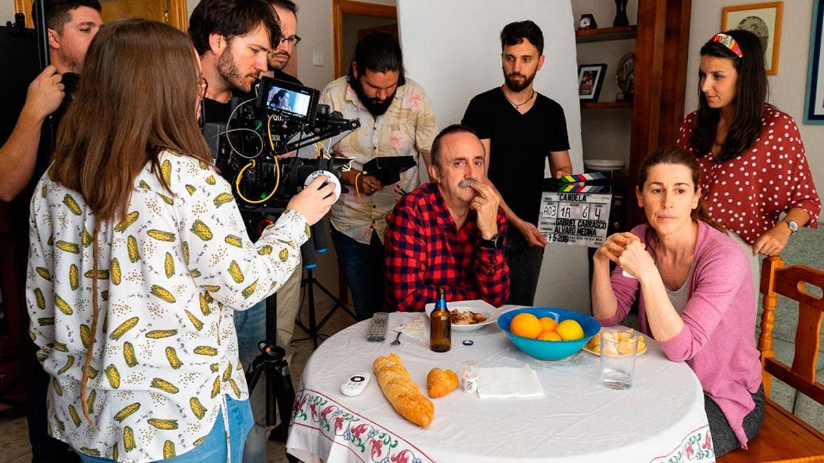 Imagen del rodaje de un cortometraje de la productora cordobesa SabbiaFilms.