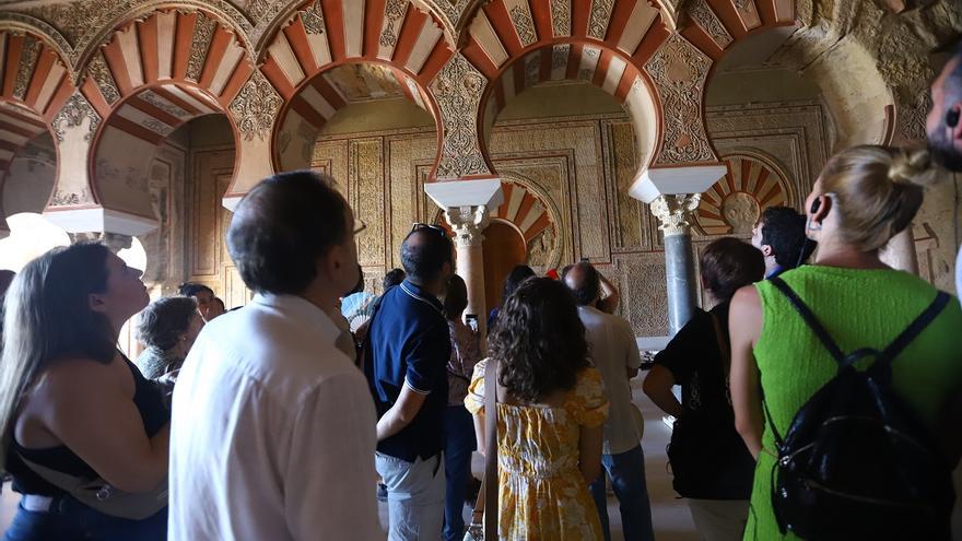 Visitas programadas al Salón Rico del yacimiento arqueológico de Medina Azahara. / FRANCISCO GONZÁLEZ