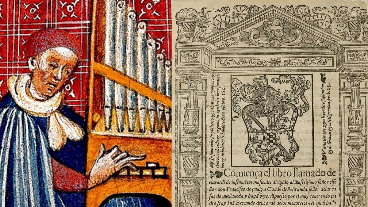 A la derecha, la obra 'Declaración de instrumentos musicales'. Rousseau Media Music