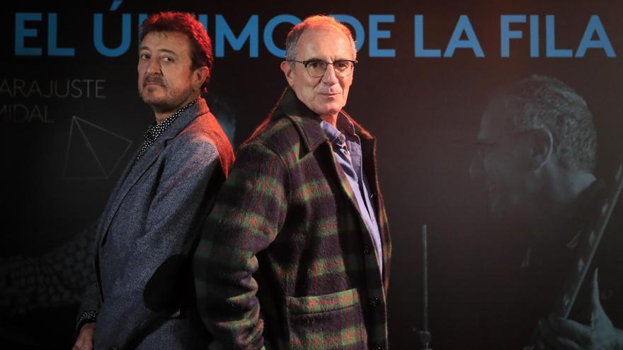 Manolo García y Quimi Portet, El Último de la Fila. / Olivares Navarro / Archivo