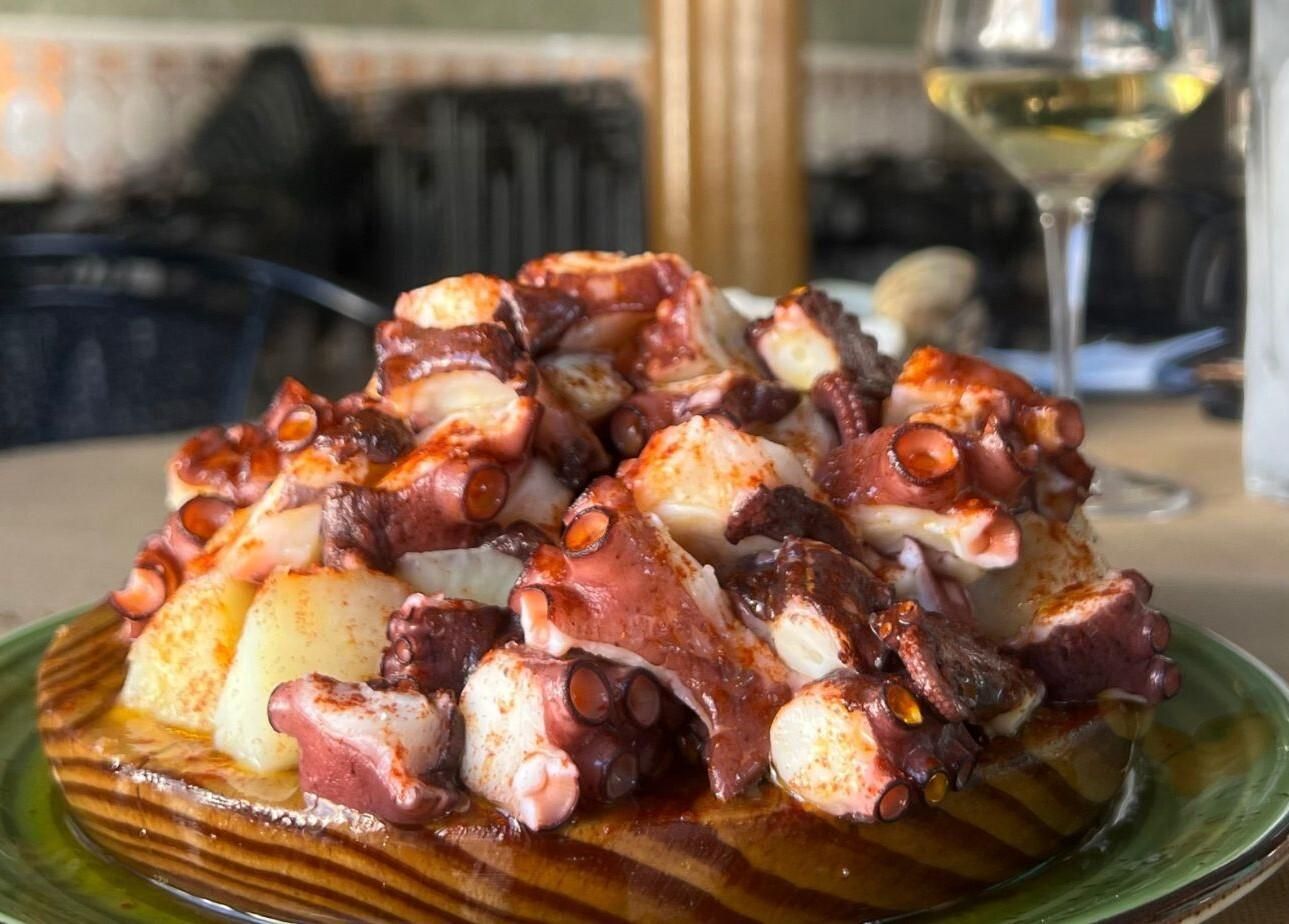 El pulpo a la gallega del Bar Córdoba / Comerte Córdoba