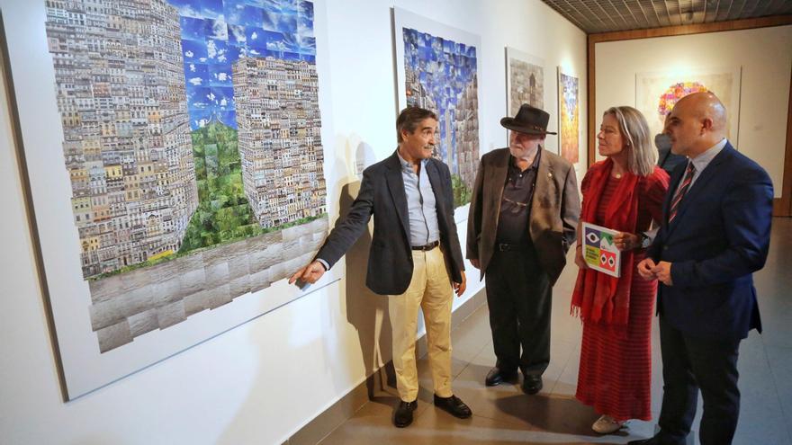 Inauguración de 'Antagonía', la exposición de Javier Rego en la sede de la Fundación Cajasol. / Córdoba