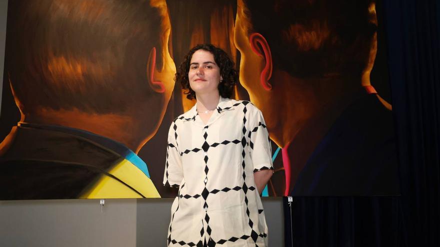 Ana Segovia, autor de la exposición 'Me duelen los ojos de mirar sin verte'. / Manuel Murillo