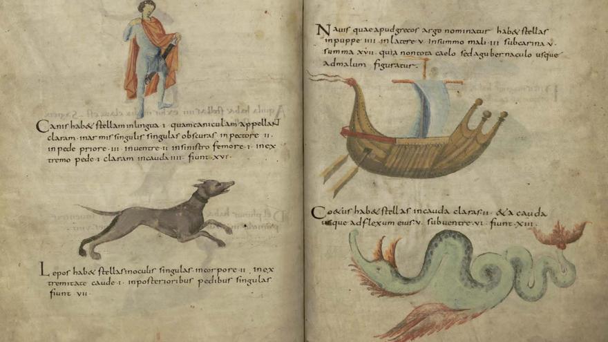 Dos páginas del códice de Metz que atesora la Biblioteca Nacional de España. / CEDIDA