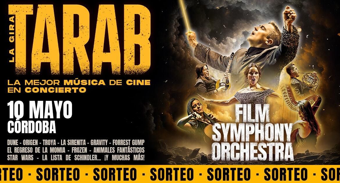 Cartel de la gira Tarab de la Film Symphony Orchestra
