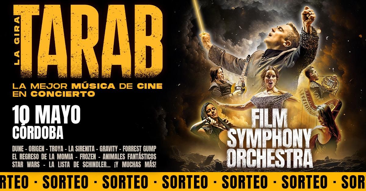 Cartel de la gira Tarab de la Film Symphony Orchestra