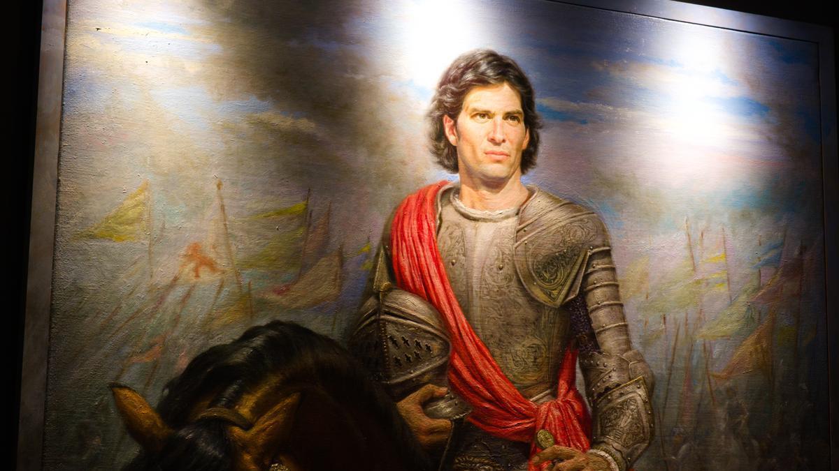 Imagen del cuadro del Gran Capitán obra de Mª José Ruiz.