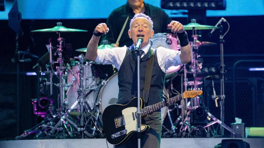 Bruce Springsteen, durante un concierto en Barcelona, el pasado junio de 2024. / EP