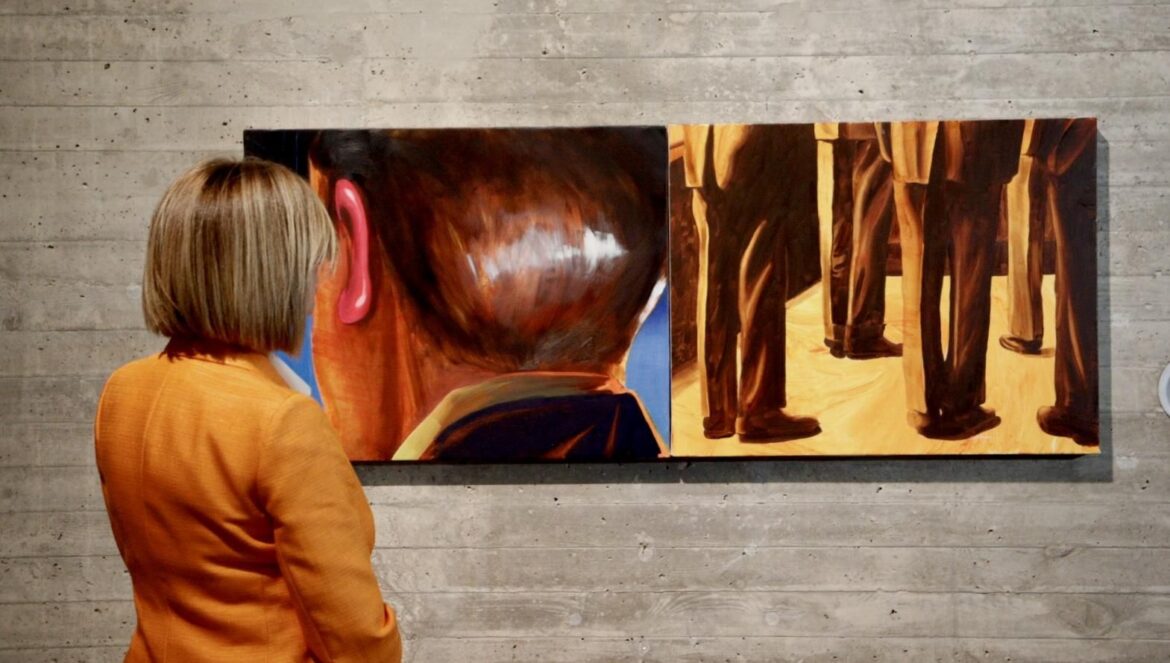 La exposición 'Me duelen los ojos de mirar sin verte' de Ana Segovia, en imágenes / Cristina del Moral