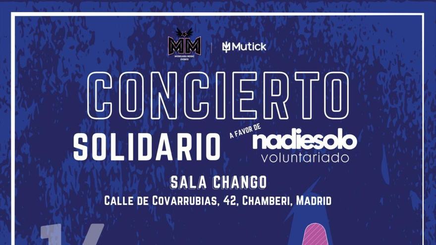 Cartel Concierto Solidario 16 mayo sala Chango / Redacción