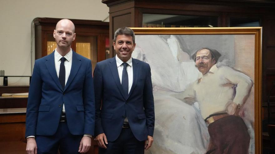 Carlos Mazón en la Hispanic Society. / L-EMV