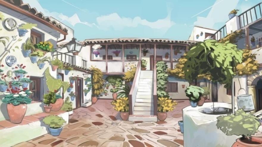 Imagen del videojuego 'Game of patios', el primero basado en los Patios de Córdoba / GAME OF PATIOS