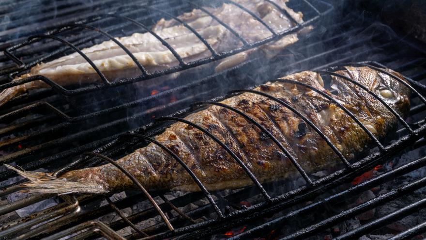 Pescado a la parrilla en Las Margaritas.