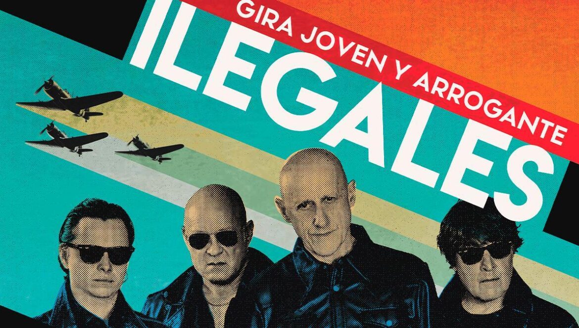 Cartel promocional del grupo Ilegales