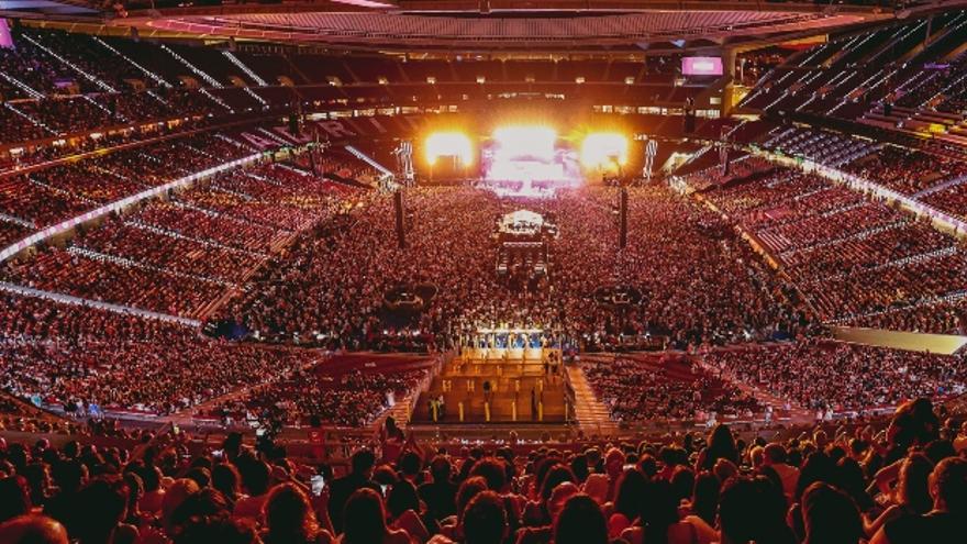 El estadio Metropolitano, en un concierto. / EFE