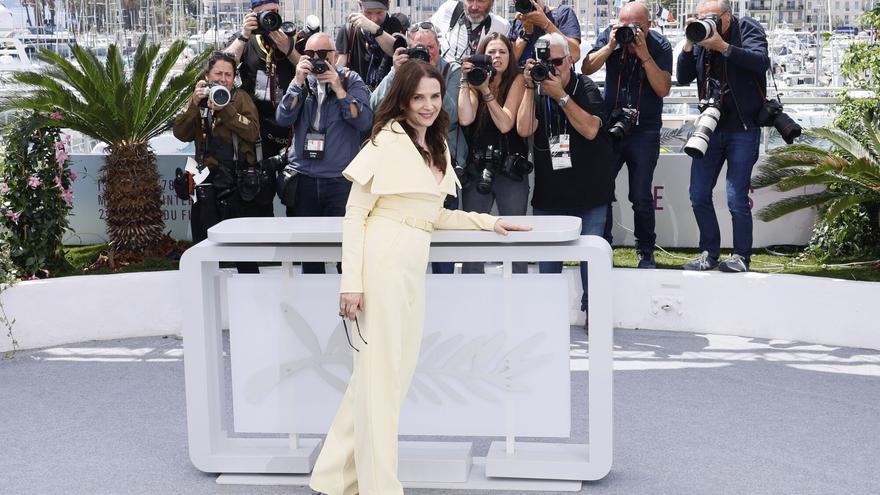 Juliette Binoche posa en el Festival de Cannes. / Associated Press/LaPresse / LAP