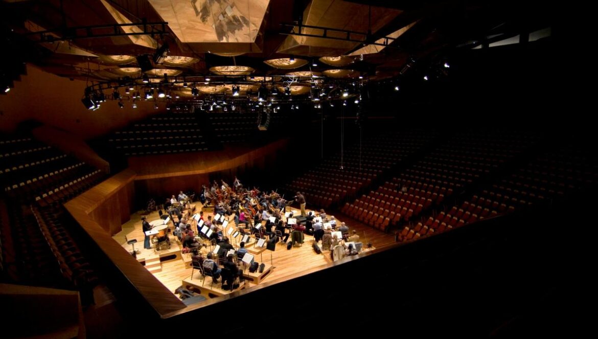 people on theater hall