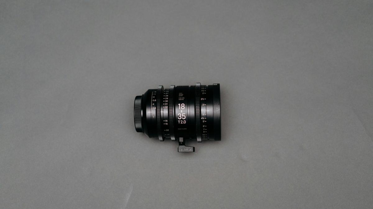 black camera lens