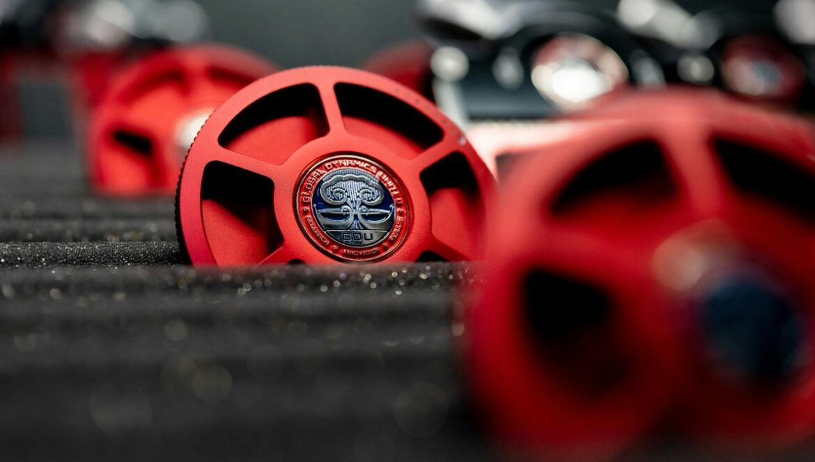 red and black car scale model