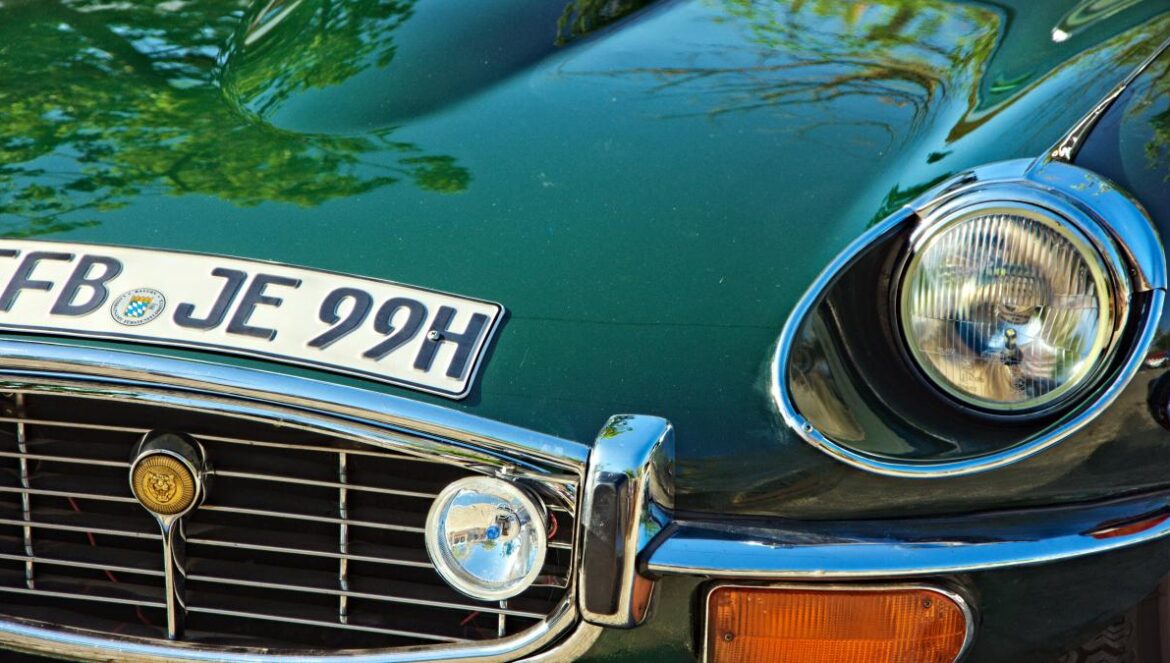 the front of a car