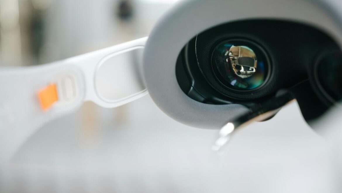 a close up of a camera lens attached to a device