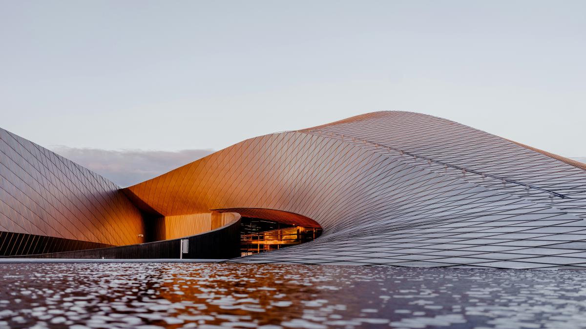 grey building structure under grey sky