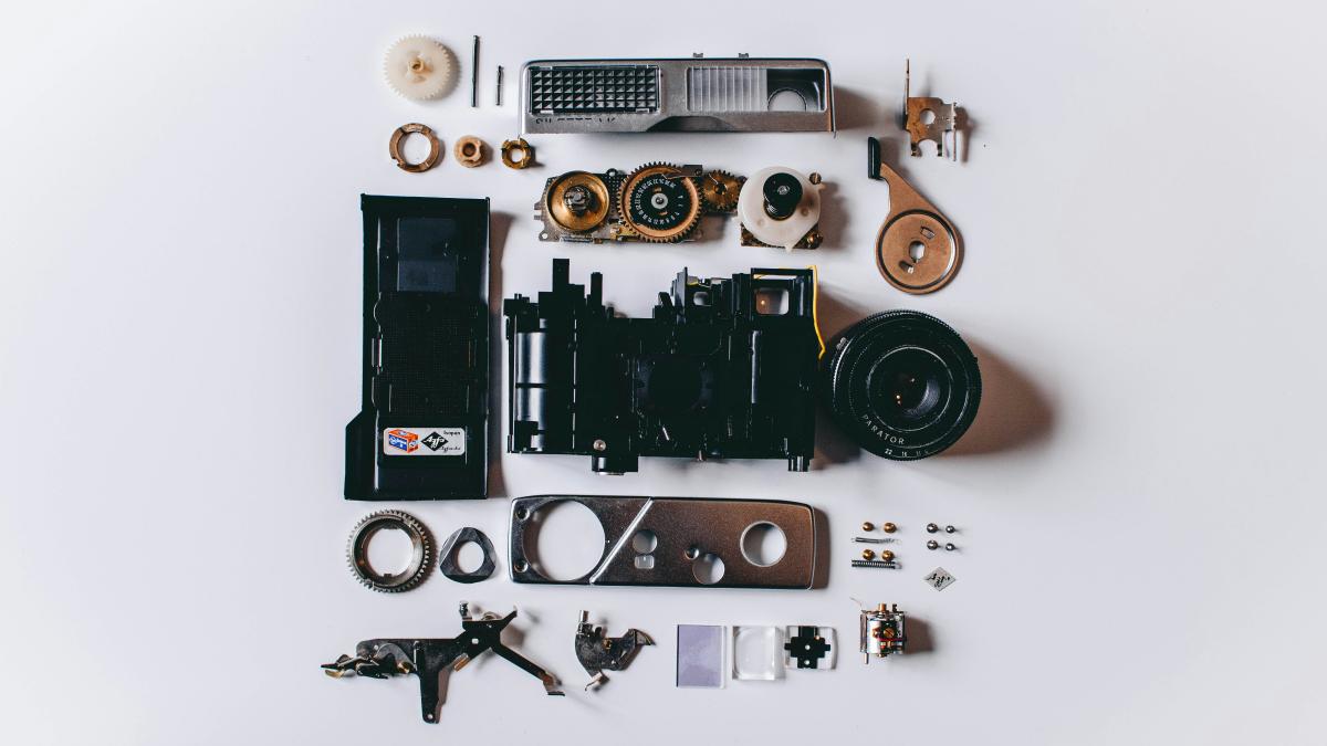 gray and black metal electronic device lot