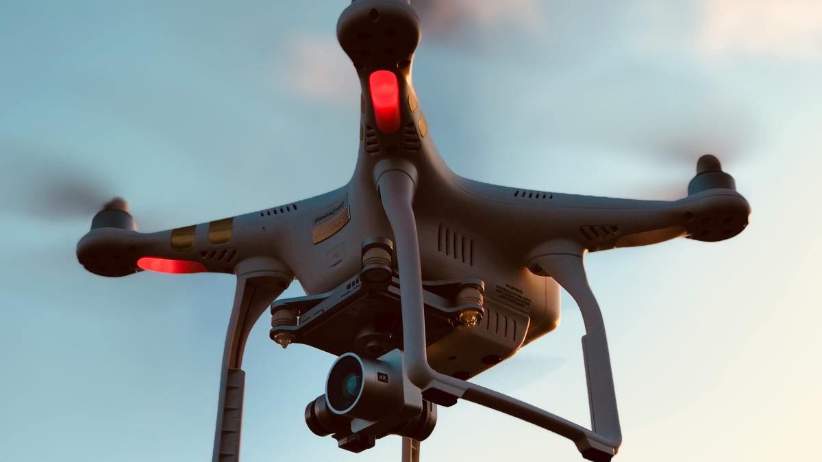 time lapse photography of flying drone