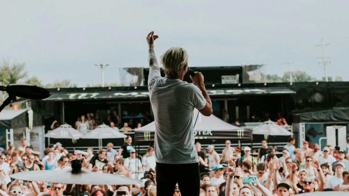 man in white t-shirt