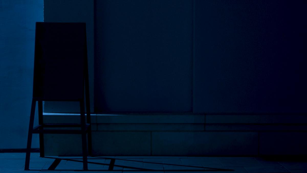 black wooden chalkboard