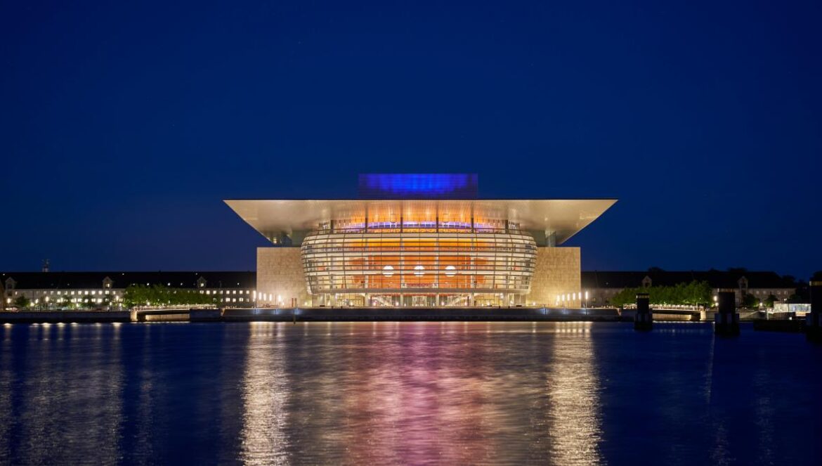building near body of water