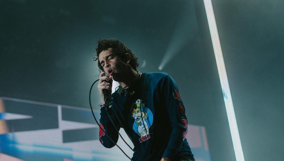 man using microphone