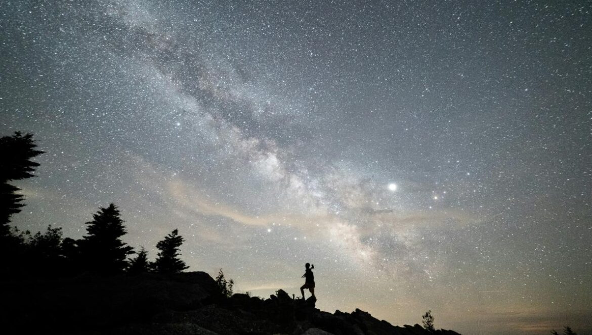 gray and brown milky way