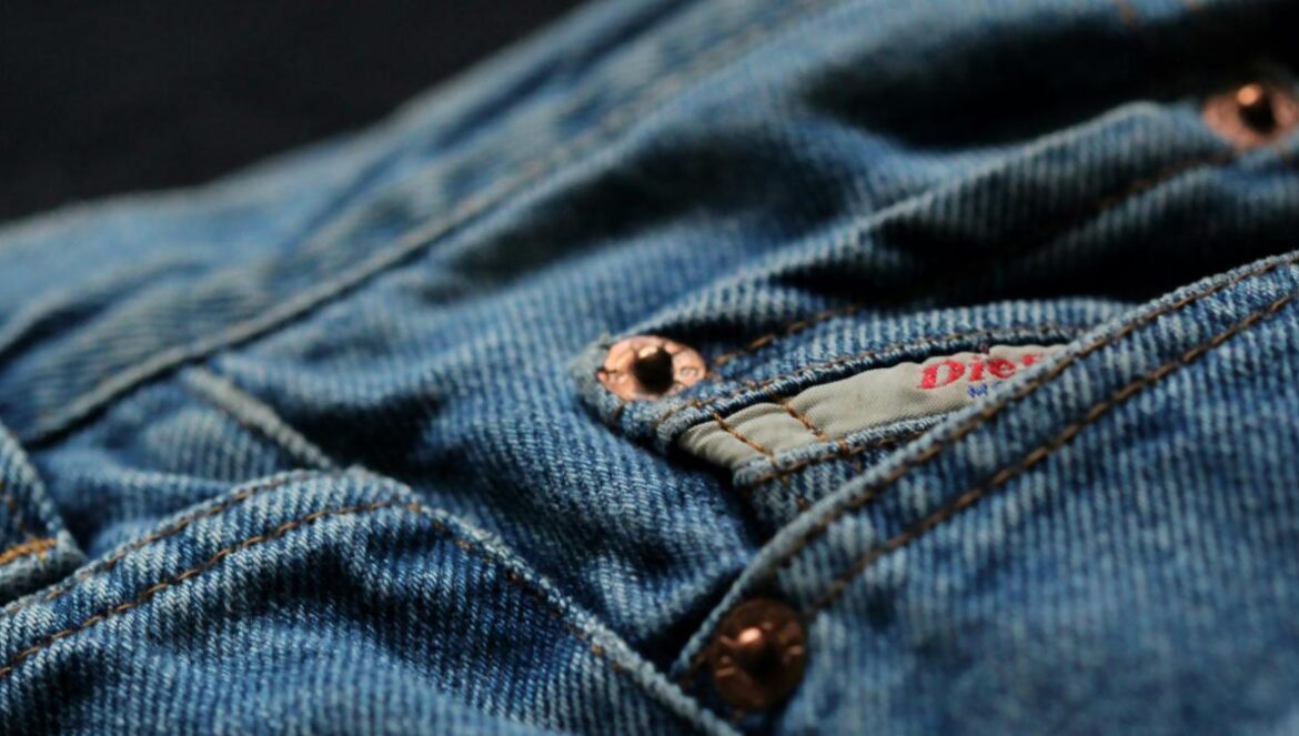 blue denim button up jacket