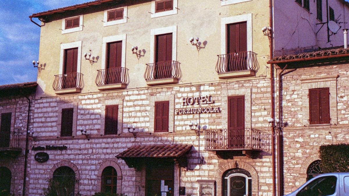 brown and white concrete building