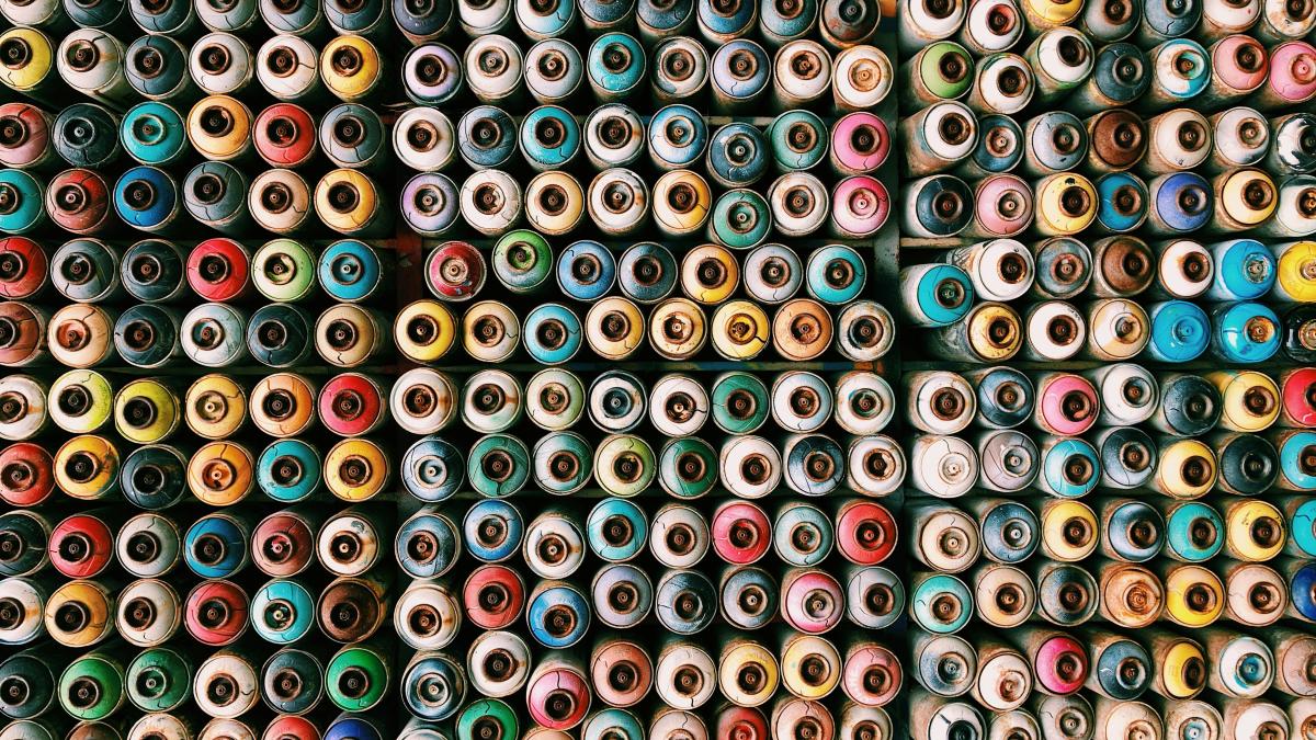 blue and red round beads