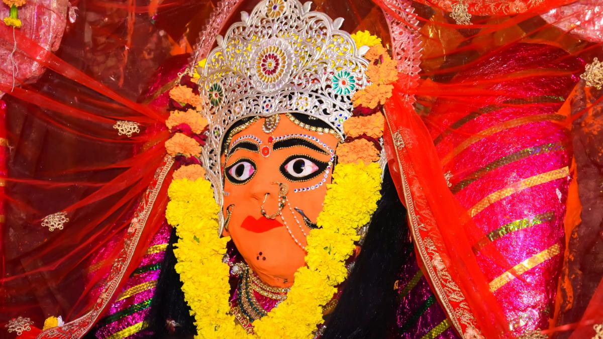 yellow red and black mask