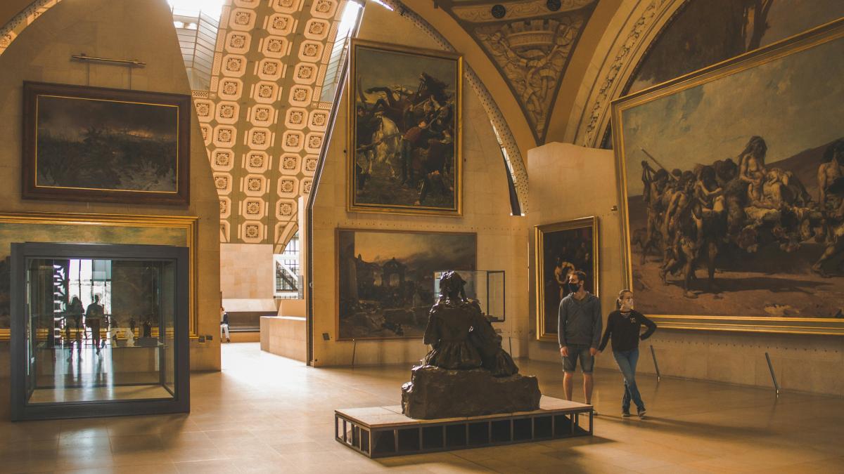 a couple of people that are standing in a room
