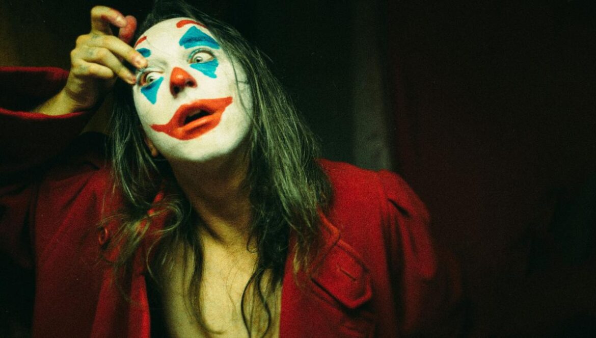 a person with face paint
