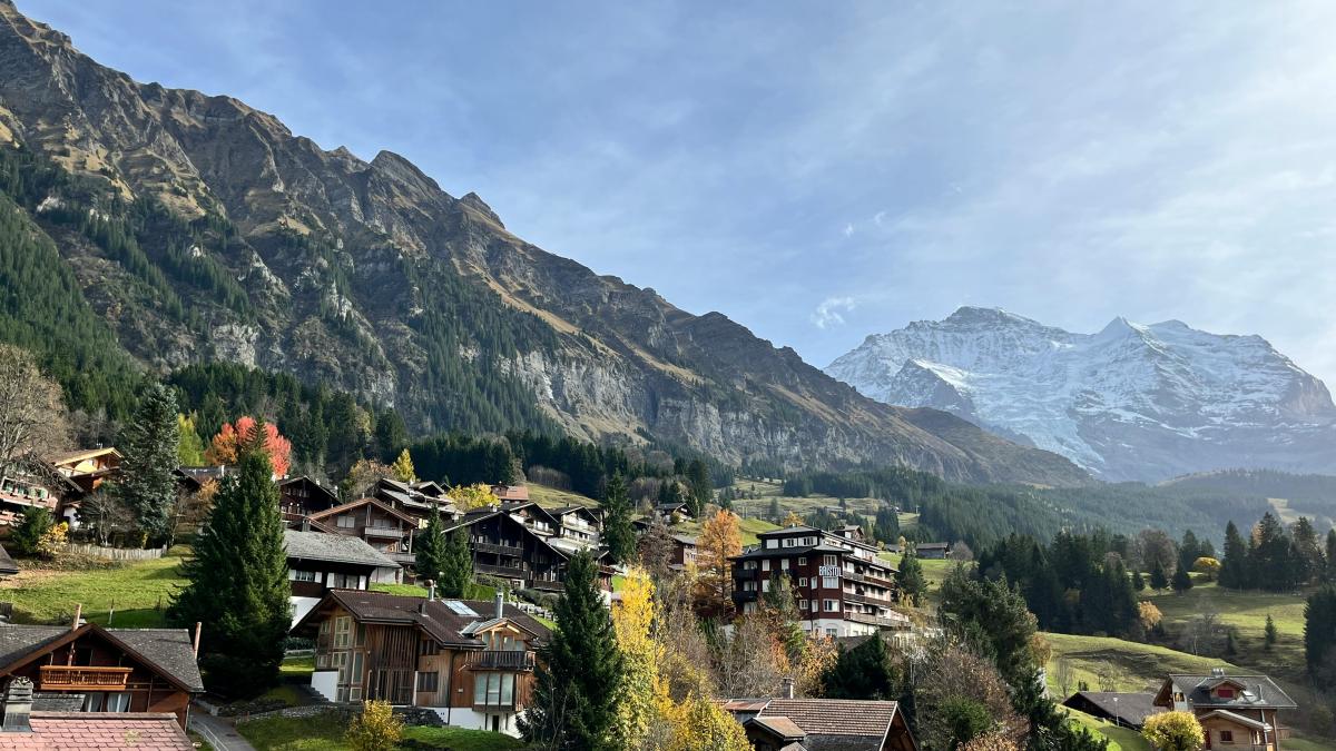 a town in the mountains