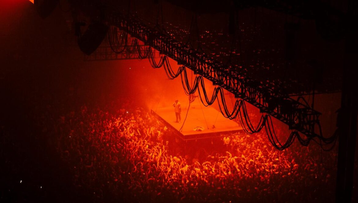 photo of people near stage
