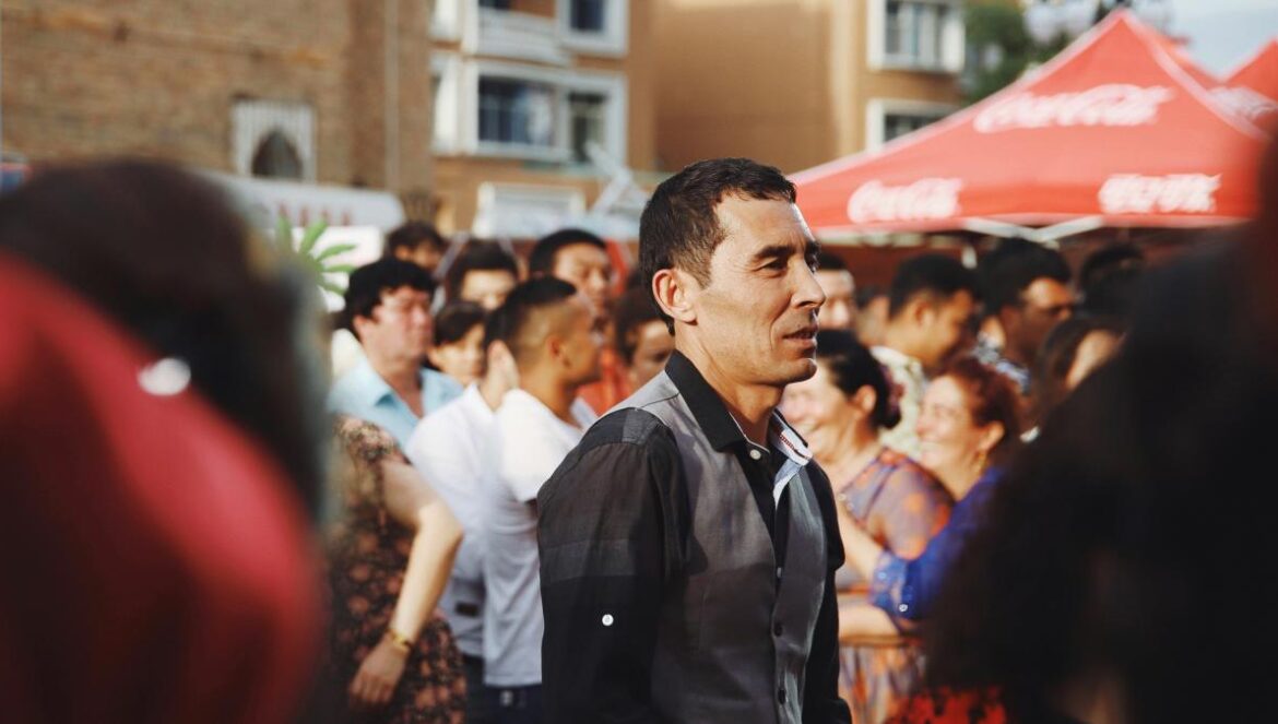 people near canopy