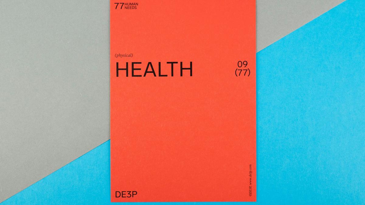 a book with the words health on it