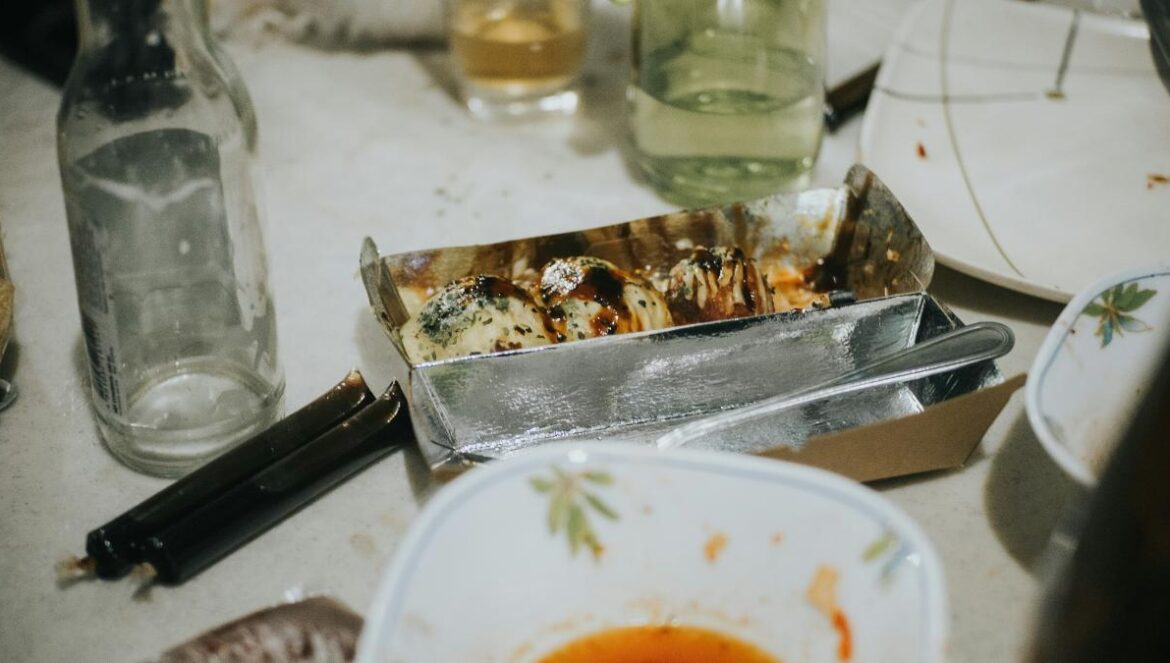a bunch of food that is sitting on a table