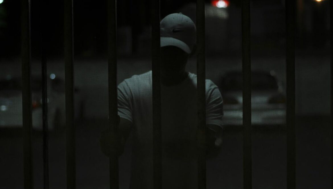 man inside cell