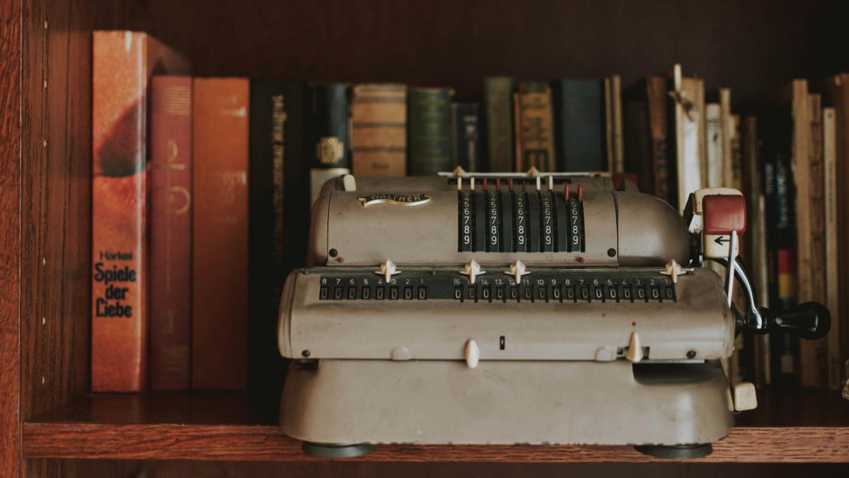 white and black electronic device