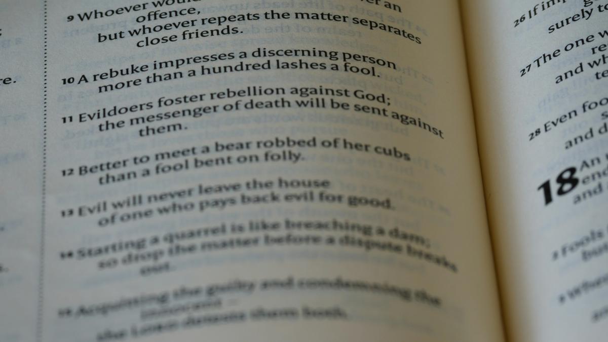 a book open to a page with text on it