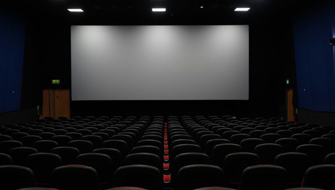 red and black theater chairs