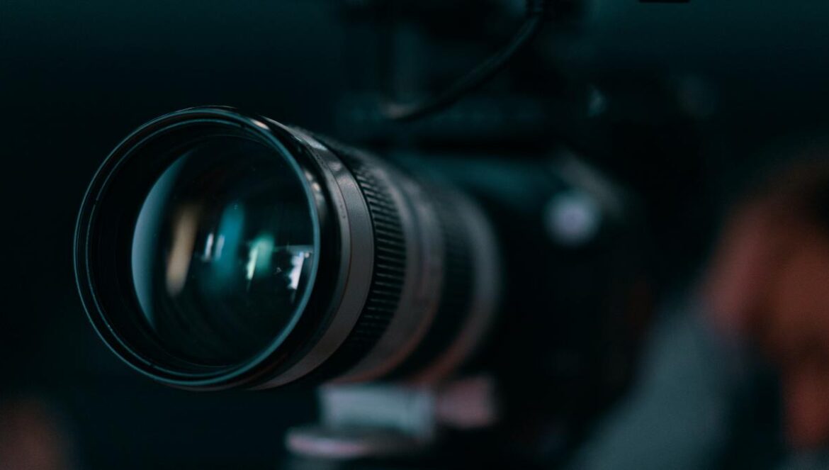 macro photo of camera
